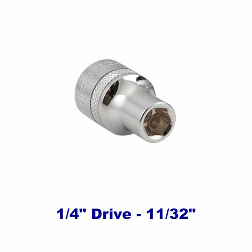 Kincrome K25025 - LOK-ON Socket 11/32" 1/4" Drive